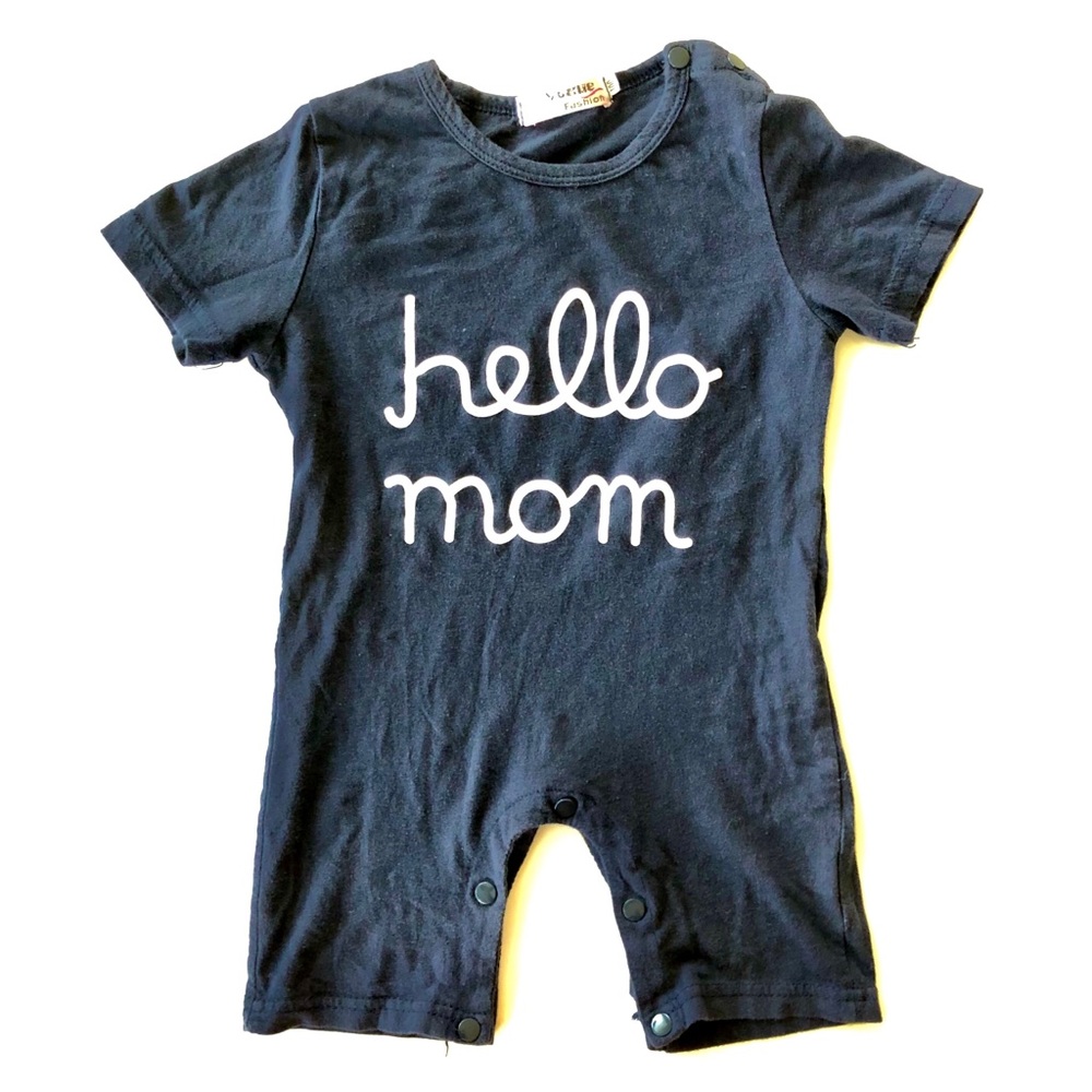 Hello Mom Navy Baby Romper (12-18M)